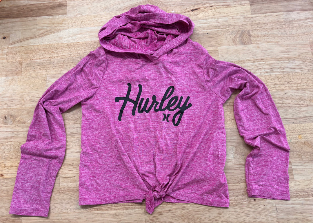 Hurley Youth Small Fuscia Hoodie