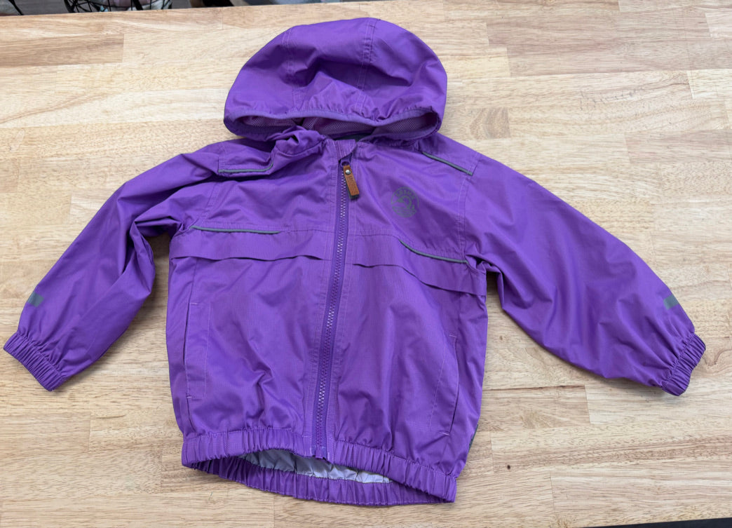 Souris Mini Rain Jacket – 18-24M | Light Purple | Mesh Lining