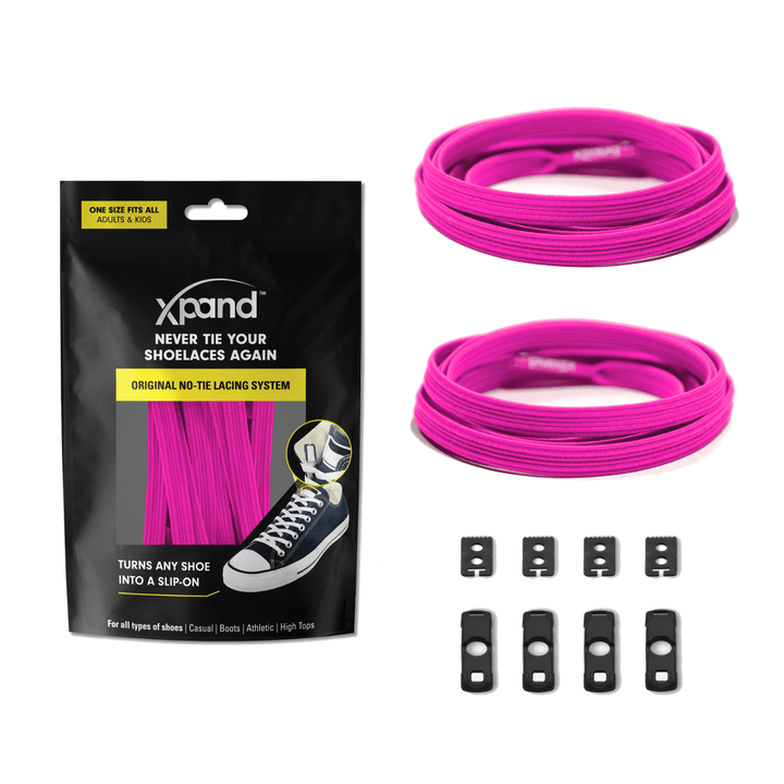 No - Tie Elastic Flat Shoelaces | No More Tying | One Size - Nest and Sprout - Xpand Laces