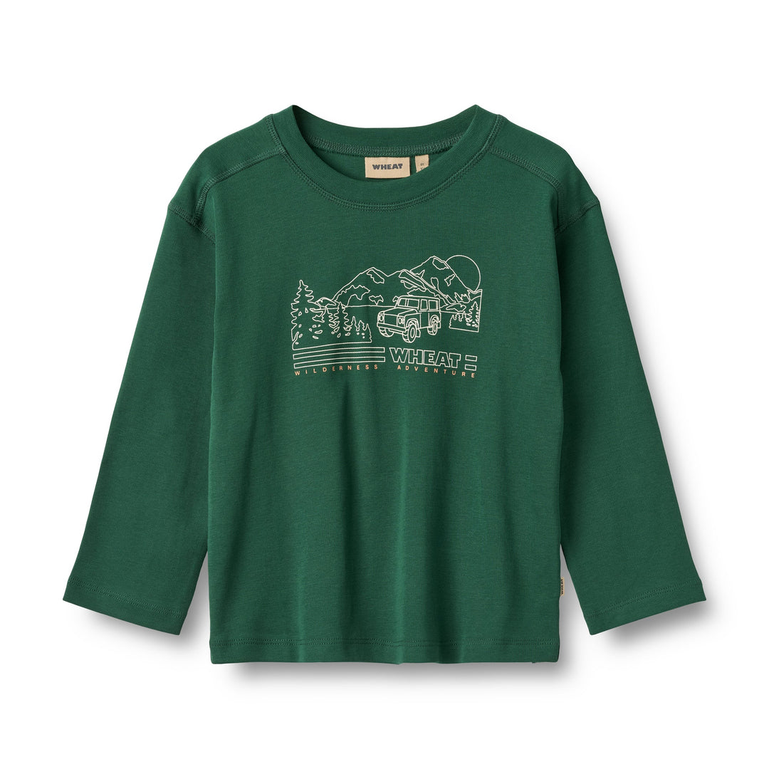 Kids Holger Long Sleeve Shirt | Kale