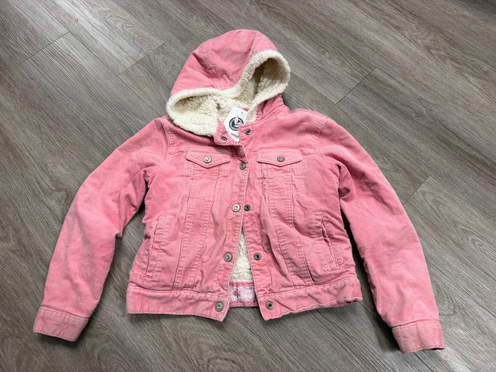 Gap Kids Corduroy Sherpa Plush Lined Jacket – 10/12 | Pink Sparkle