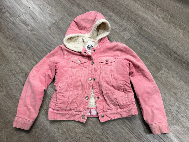 Gap Kids Corduroy Sherpa Plush Lined Jacket – 10/12 | Pink Sparkle