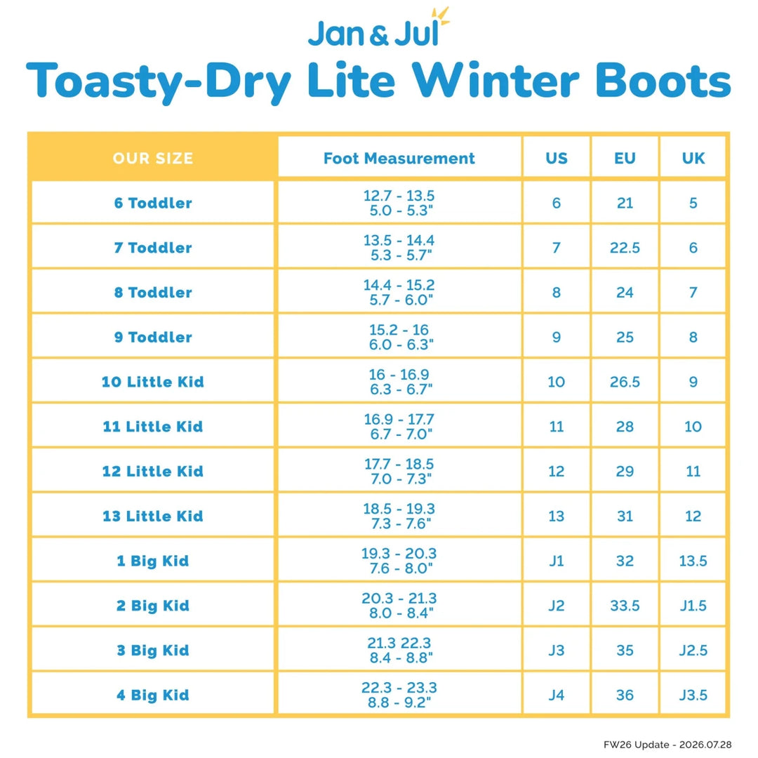 Jan &amp; Jul *NEW* Winter Boots – Toasty-Dry Lite – Dark Plum Birch - Nest and Sprout-Jan &amp; Jul