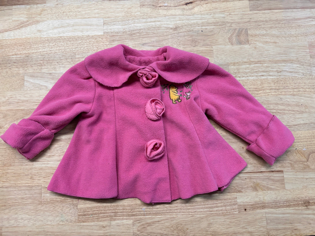 12-Month Fleece Jacket with Rosettes