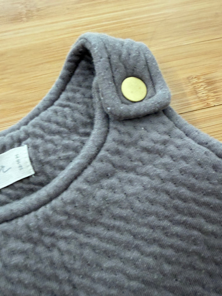 Pehr Quilted Overalls – 12–18M | Charcoal