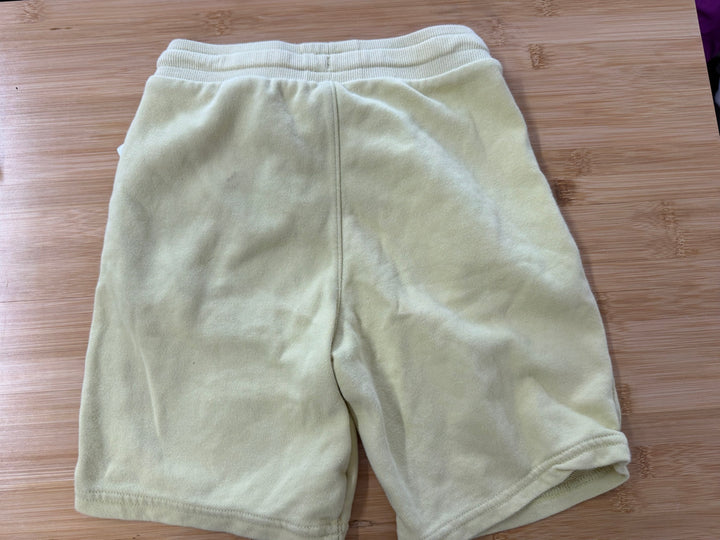 H&M Terry Sport Shorts – 8/9 | Yellow Cotton/Elastane | Play