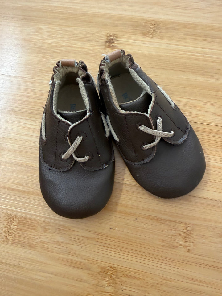 Robeez Leather Early Walker Shoes – 9–12M (EU 19) | Brown