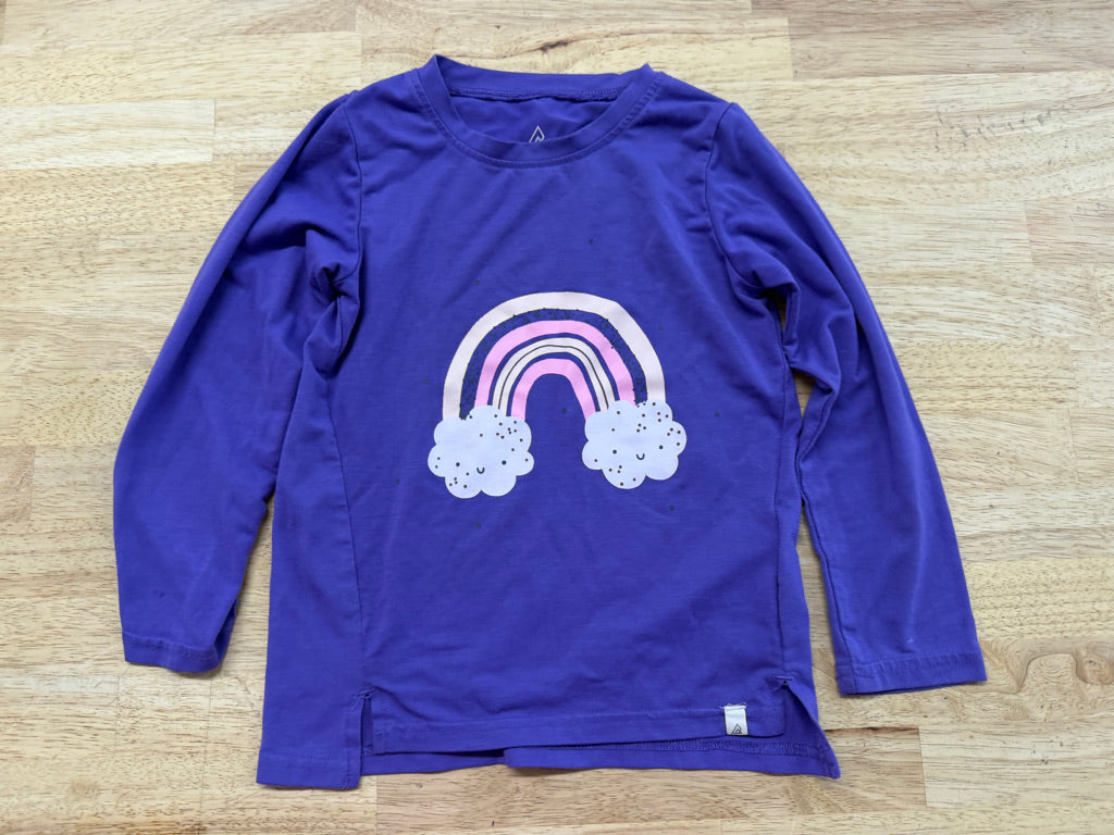 Ripzone Long Sleeve Shirt – 3T | Purple Rainbow