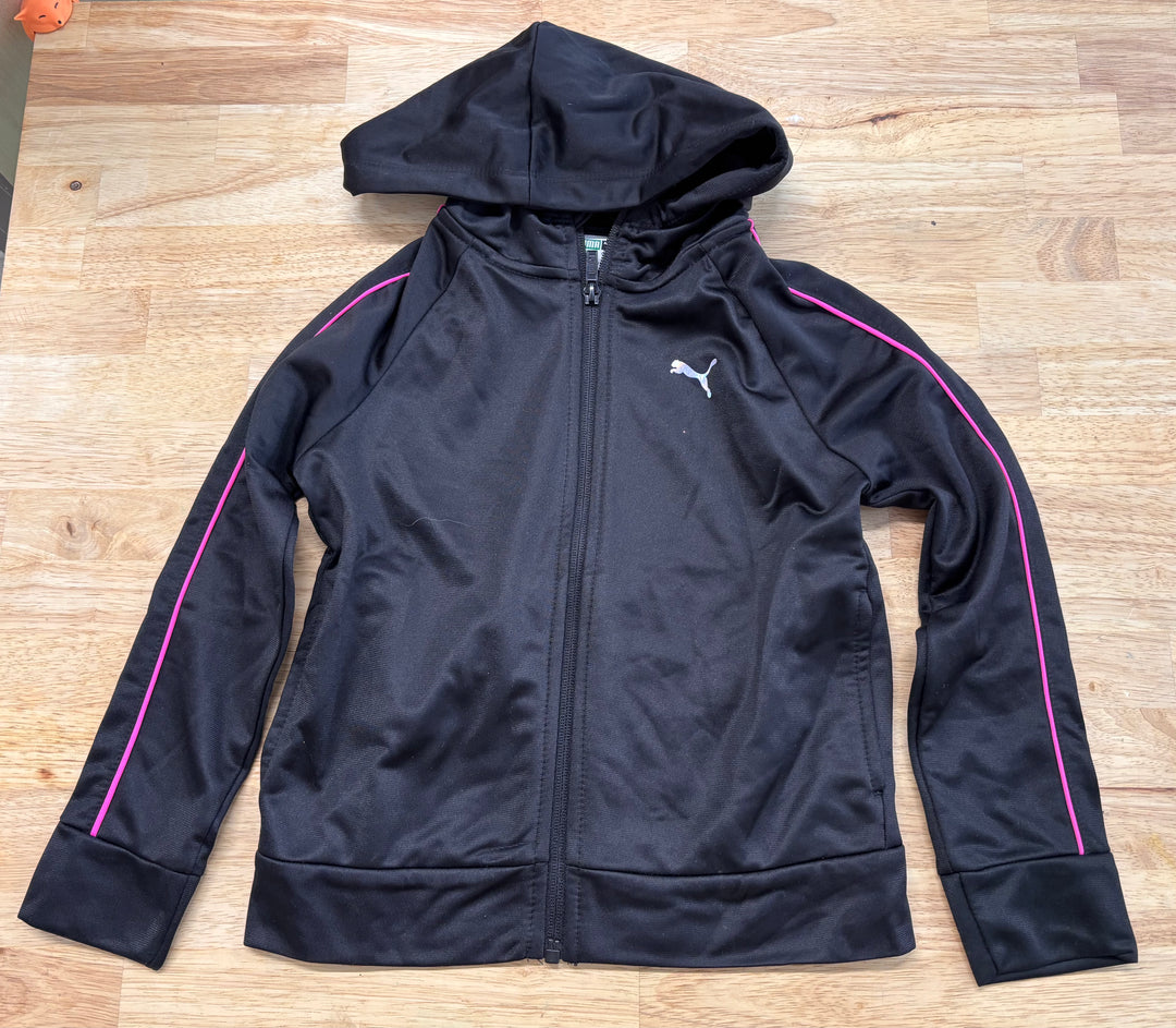 Puma 6 Zip-Up Hoodie with Heart Logo ON BACK