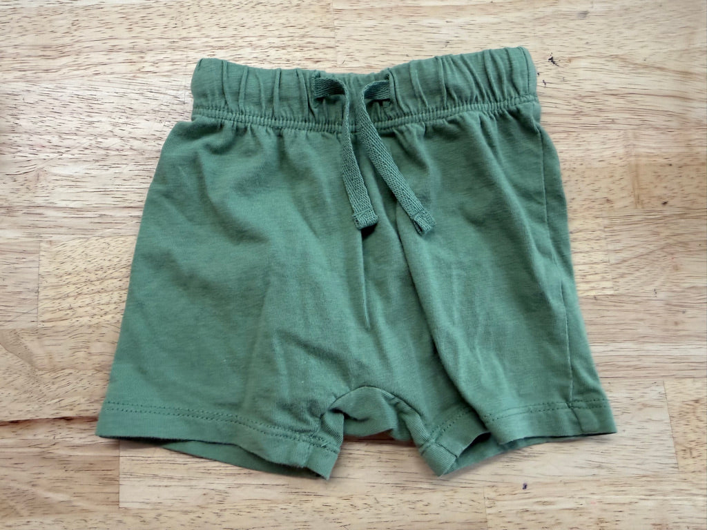 H&M Organic Cotton Shorts – 3M | Light Green