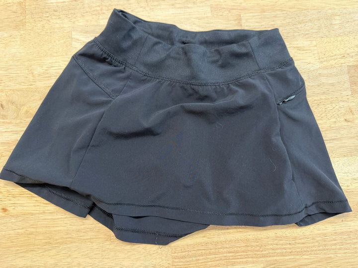 All in Motion Skort – 6–7Y | Black Athletic