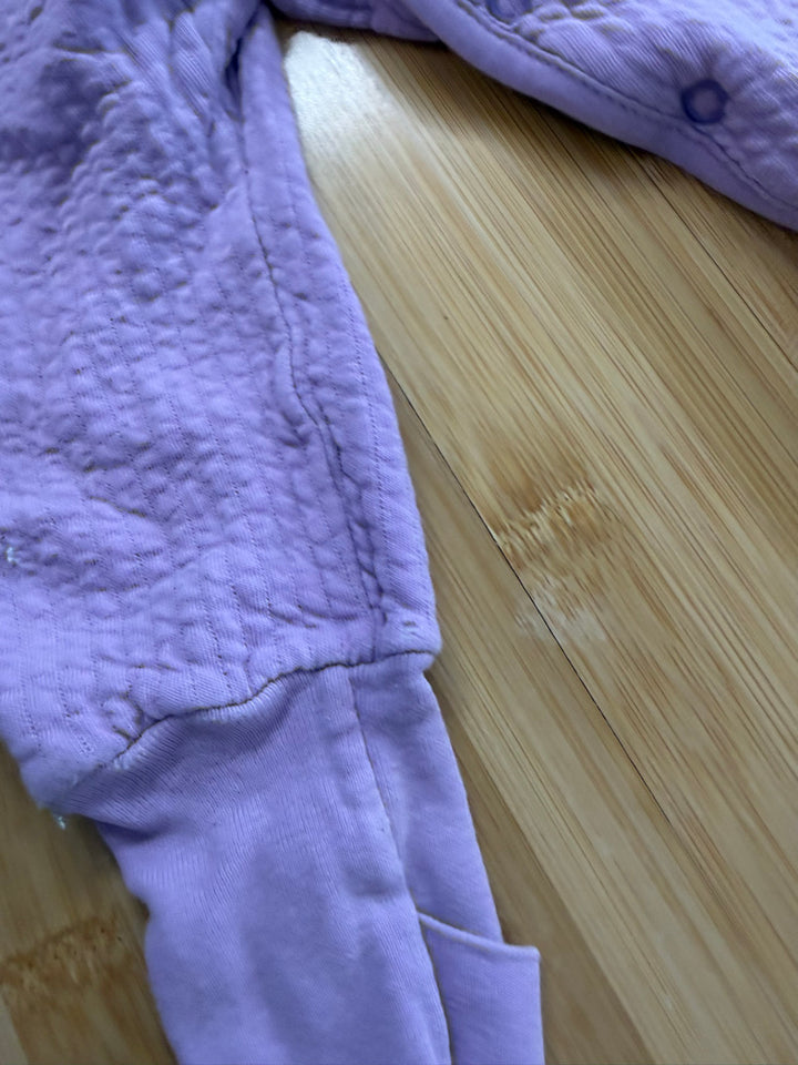 Snugabye Snap-Up Romper – 32 lbs (24M.) | Purple 95% Cotton Vintage