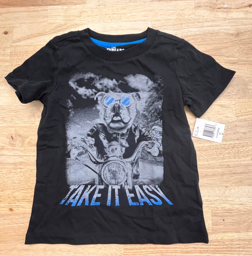 Epic Threads Shirt 4 - Dog on Motorbike Graphic (NWT)