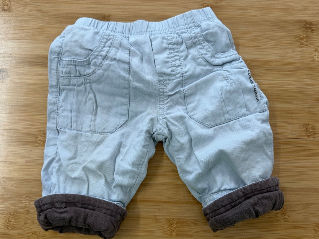 Timberland Lined Pants – EU 74 (6–9M) | Light Blue | Play