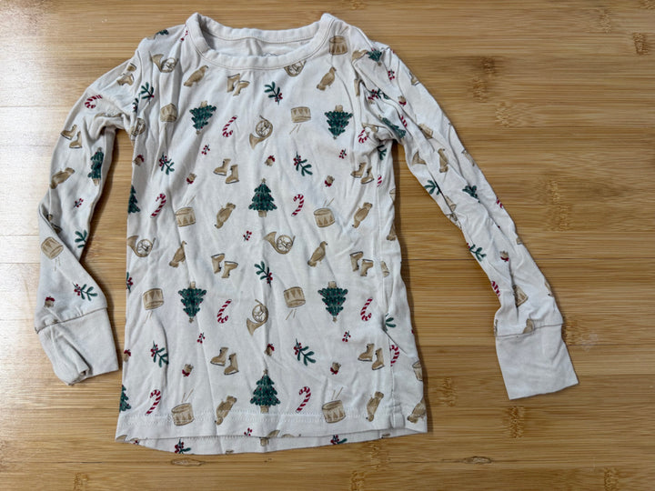 Purely Soft Christmas Jammies – 2T | Light Beige | Holiday