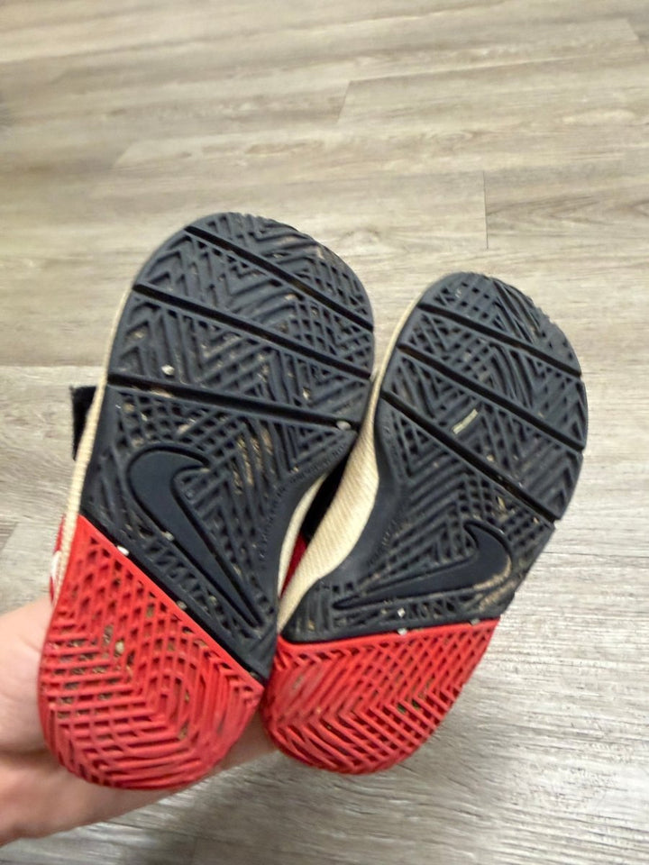Nike Sneakers – Size 6 | Red & Black Velcro High Top - Nest and Sprout - Consignment