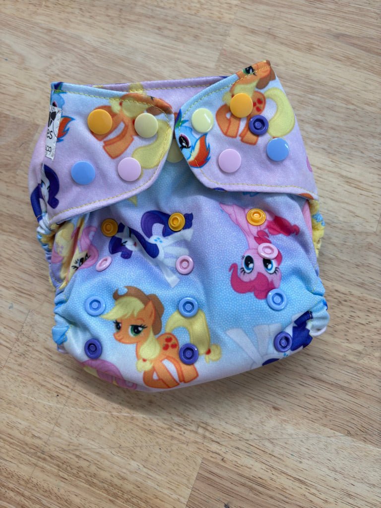 TC Tooshies Cloth Diaper – My Little Pony Print (AIO) - Nest and Sprout - Consignment
