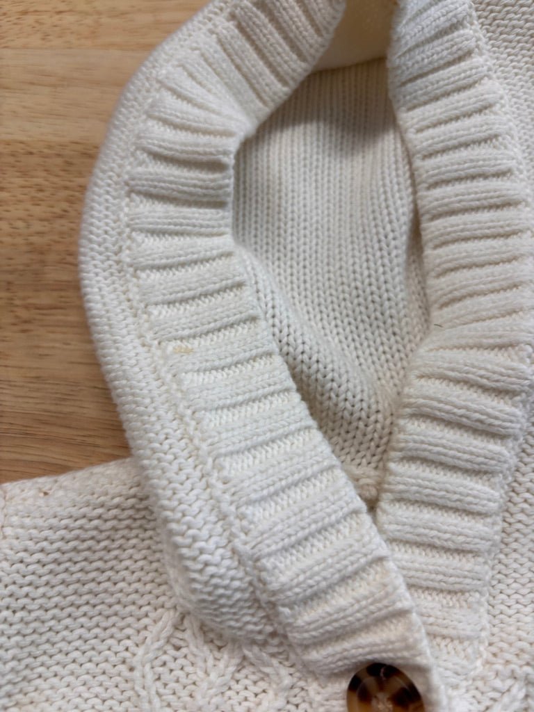 Joe Fresh 6 - 12M Cardigan with Poncho Style - Nest and Sprout - Consignment