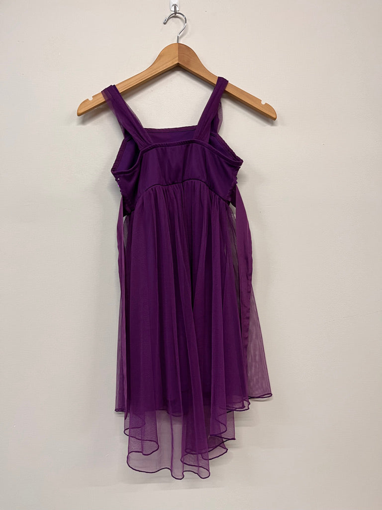 George Size 8 – Purple Tulle Sequin Dress