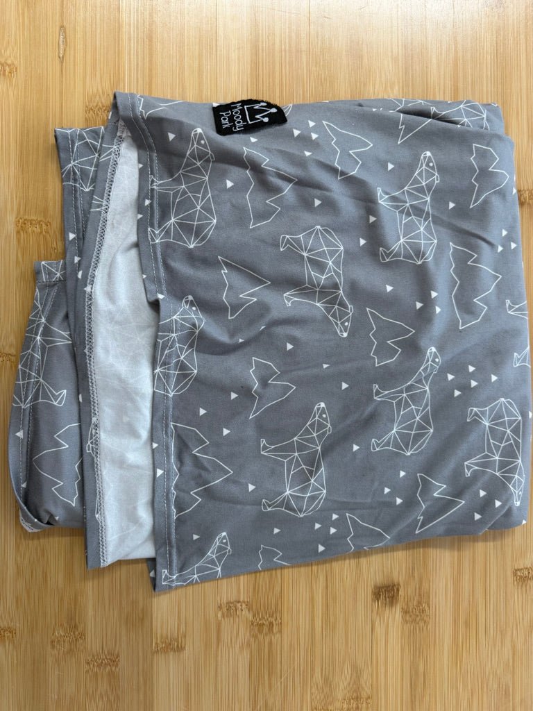 Moodypark Bear Astrology Car Seat Cover – One Size | Light Grey - Nest and Sprout-Consignment