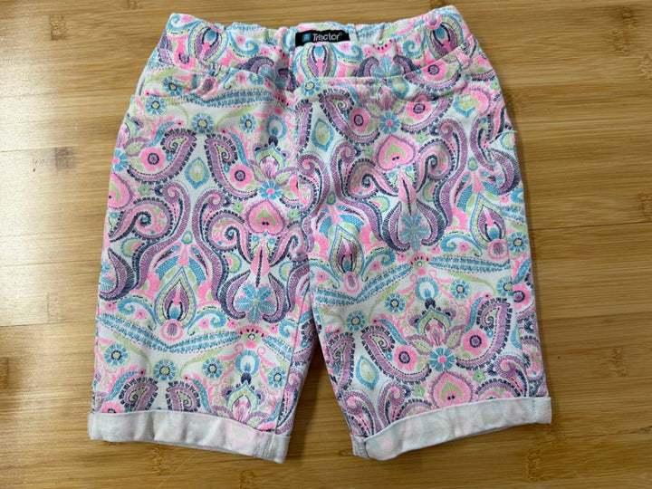 Tractor Tropical Print Shorts – 9 | Cotton/Poly/Spandex - Nest and Sprout-Consignment