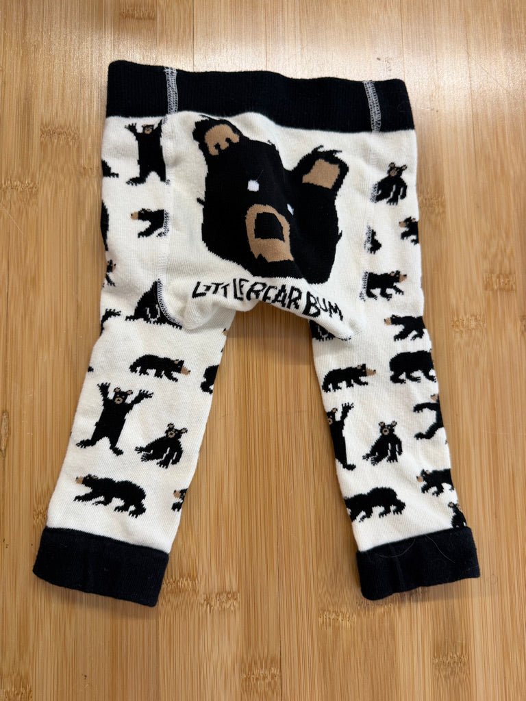 Little Blue House by Hatley Bear Bum Footless Tights – 6–12M - Nest and Sprout-Consignment