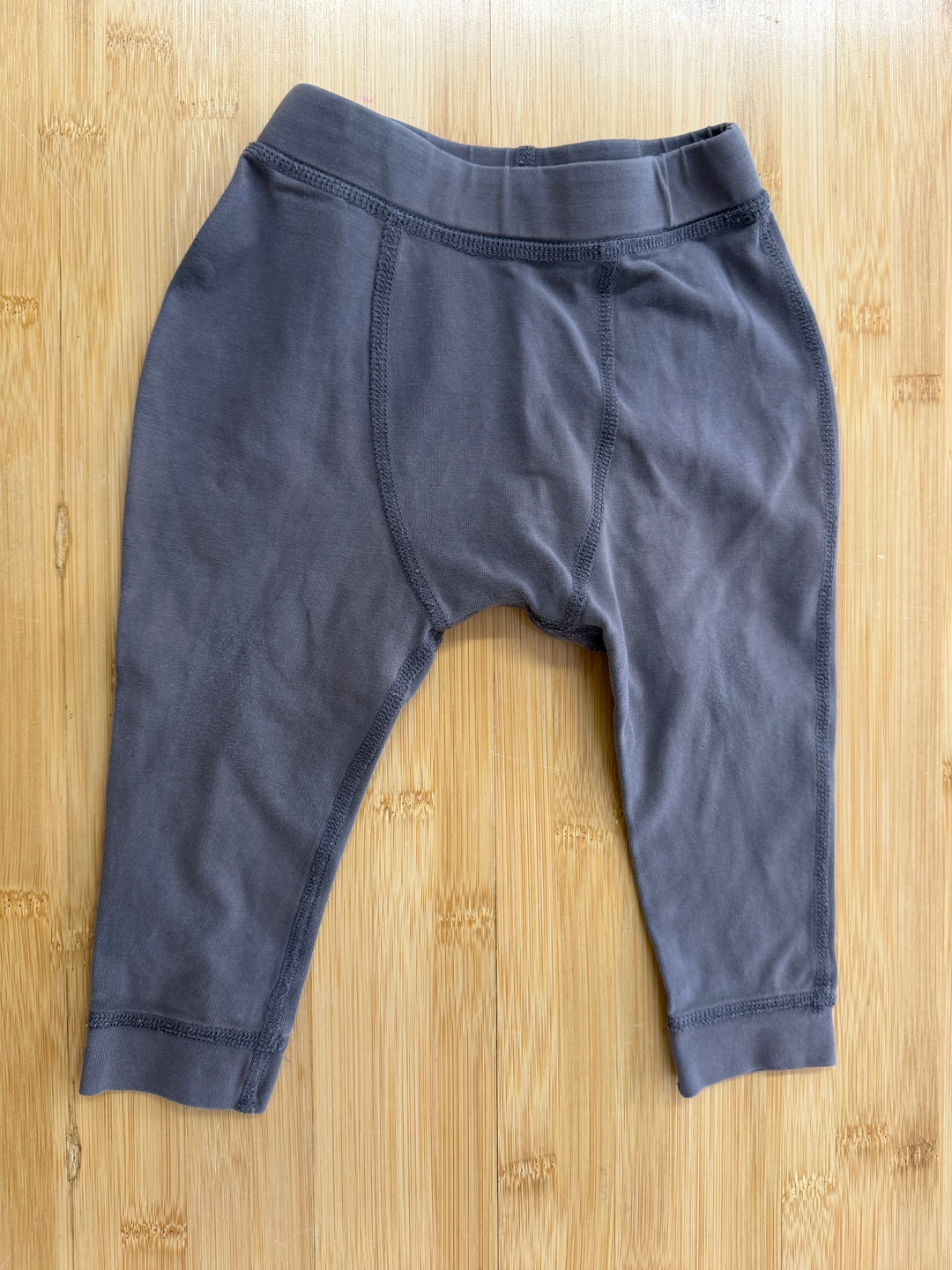 Peekaboo Beans Grey Harem Legging – 6–12M
