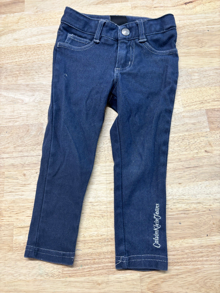 Calvin Klein Dark Wash Jeggings – 12M