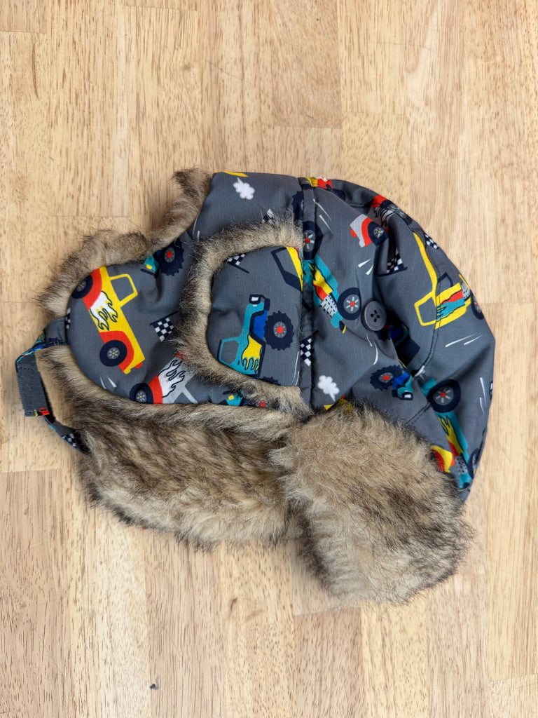 The Children's Place Race Car Monster Truck Trapper Hat – 6–12M