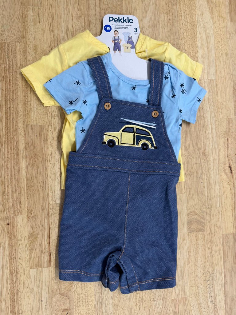 Pekkle Overall Set – 12M | Denim NWT - Nest and Sprout - Consignment