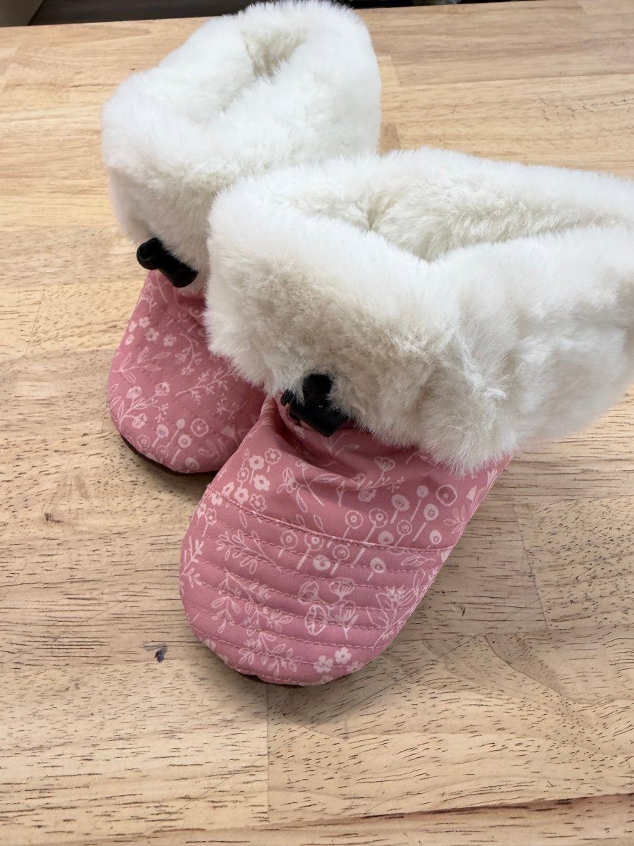 Jan & Jul Pink Prairie Cozy Winter Booties – 18–24M (EU 22) | Like New - Nest and Sprout-Consignment