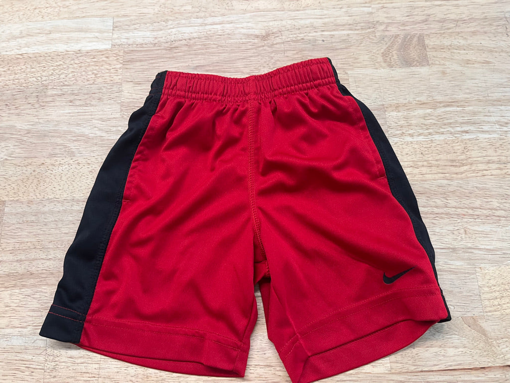 Nike Dri-Fit Short – 2 | Red & Black
