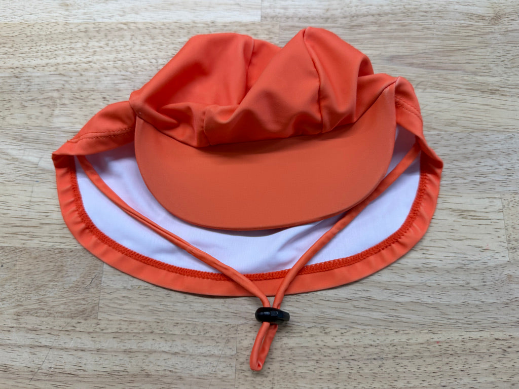 Honeysuckle Sunhat – 6–12M | Orange