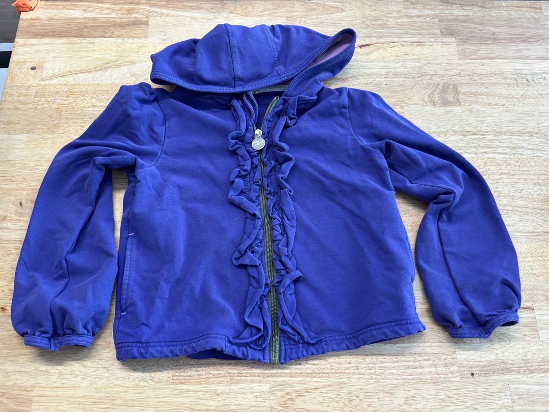 Peekaboo Beans Purple Hoodie Zip | Size 5