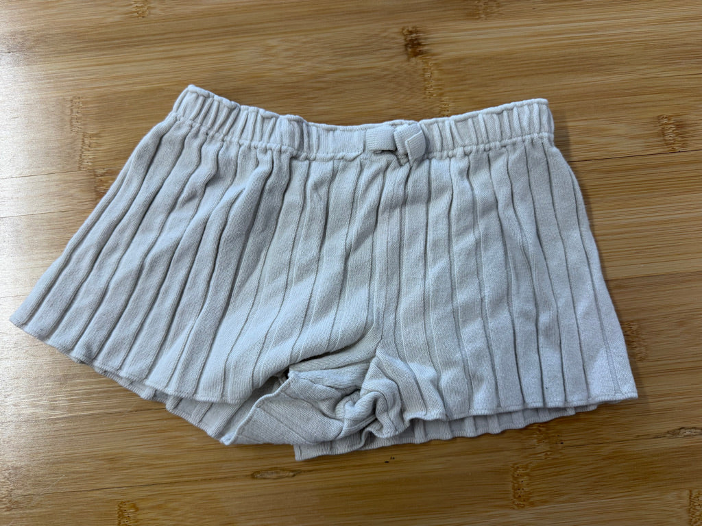 H&M Ribbed Shorts – 12–18M | Cream Elastic Waist Viscose Blend