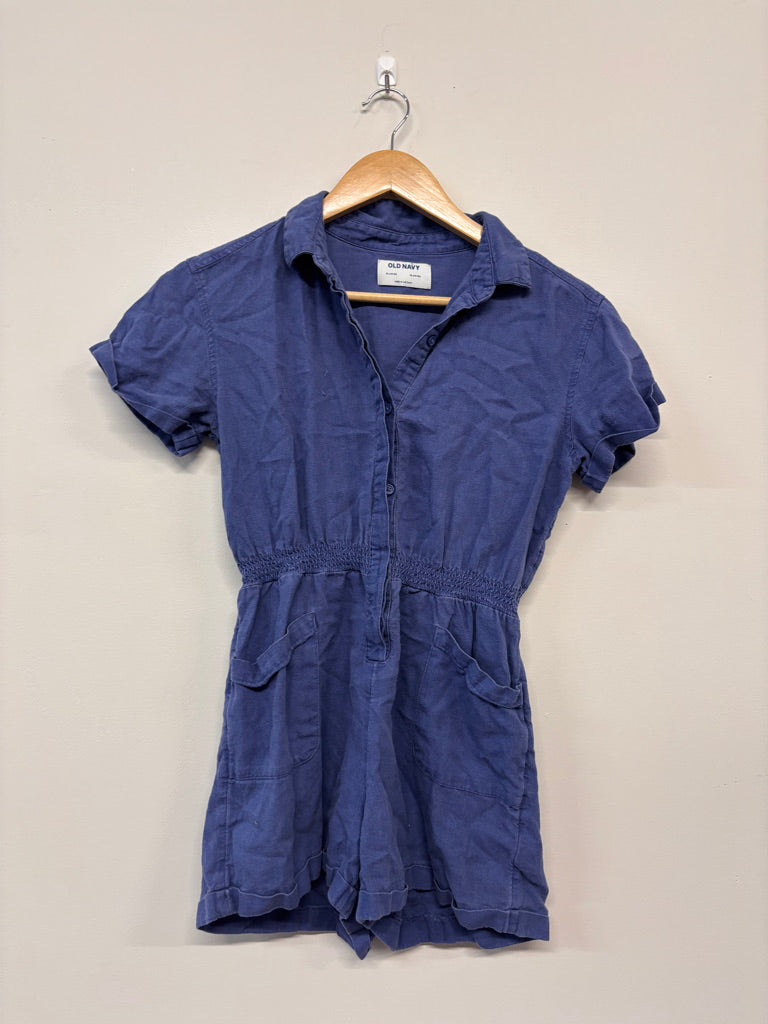 Old Navy Short Romper – XL (14–16Y) DBlue