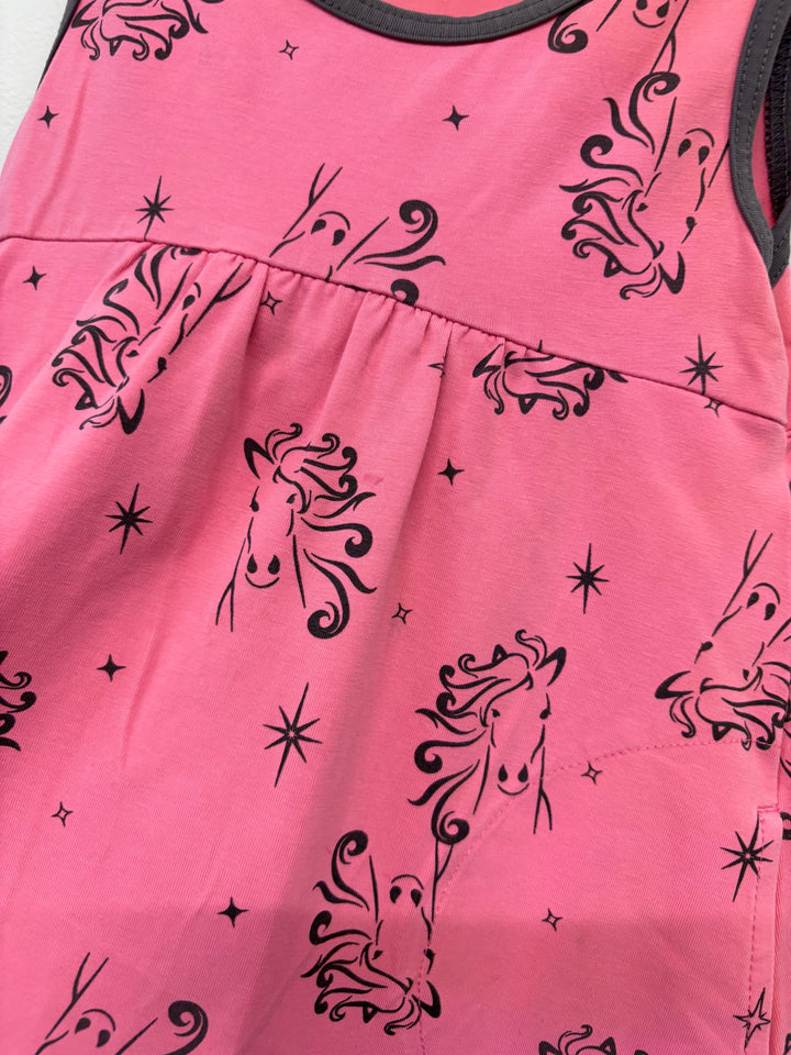 Peekaboo Beans Pretty Pony Dress (Size 3)