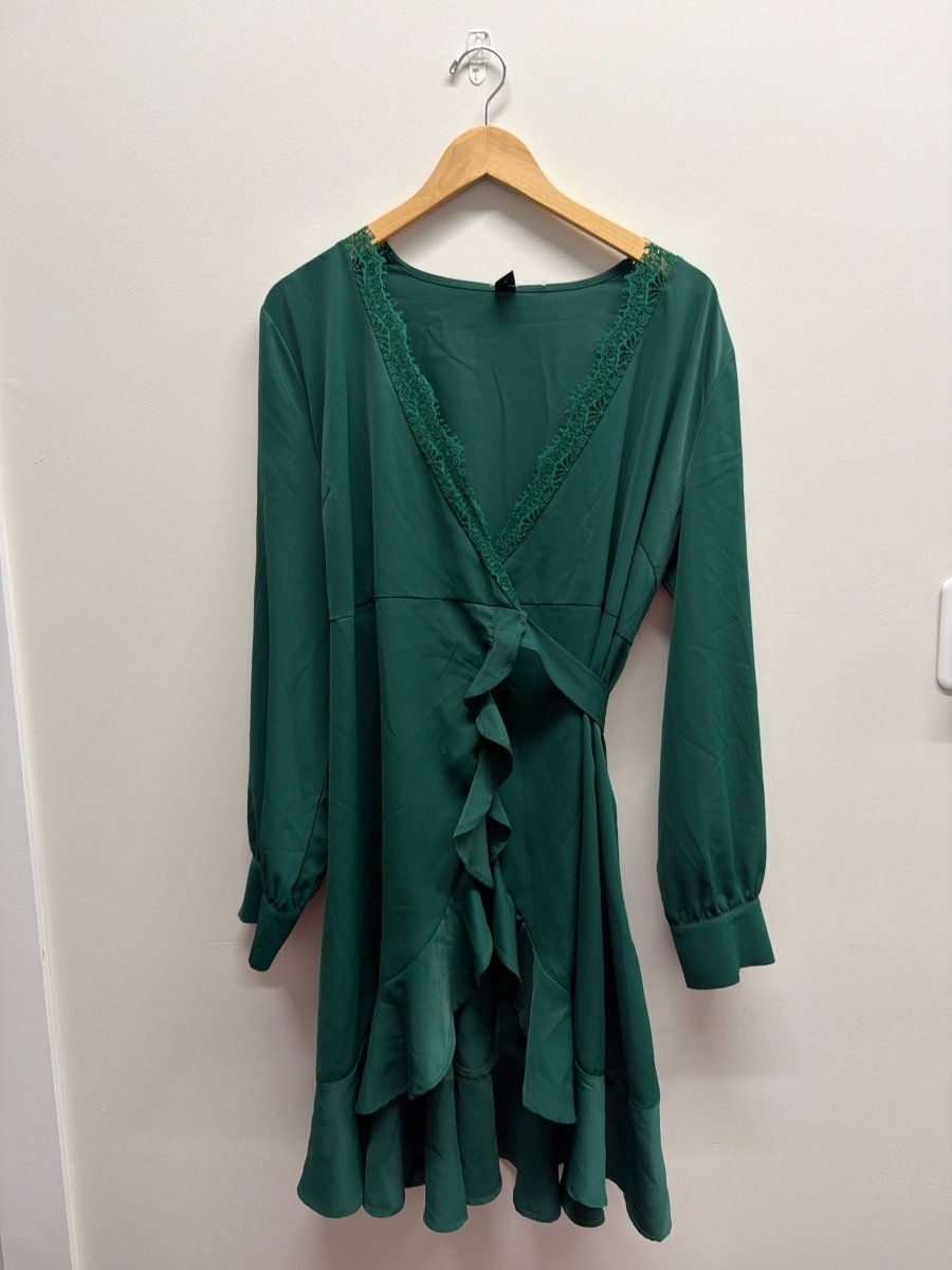 Shein Dress Forest Green | Size L - Nest and Sprout - Consignment
