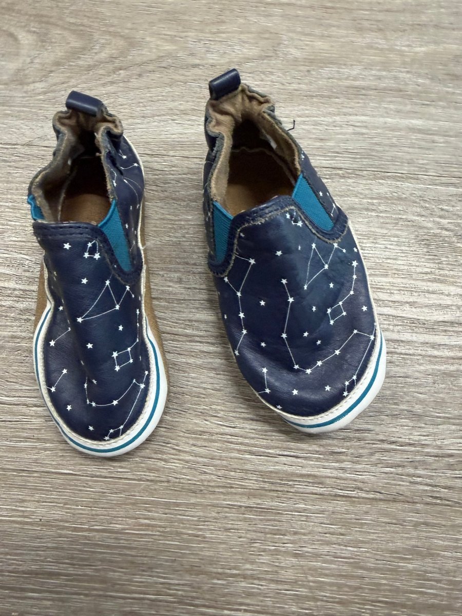 Robeez Moccasin – 12–18M | Astrology Print - Nest and Sprout - Consignment