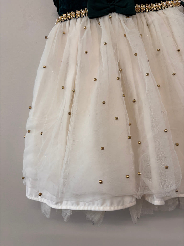 American Princess Dress – Green Size 5 imperfect