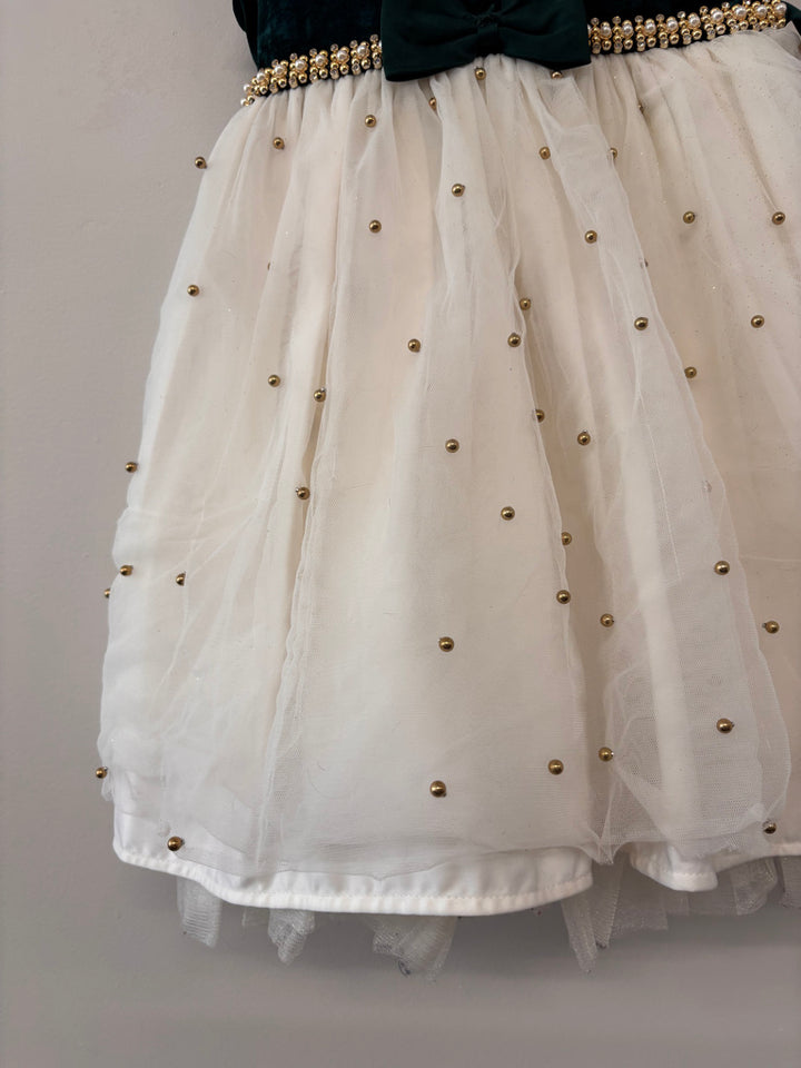 American Princess Dress – Green Size 5 imperfect