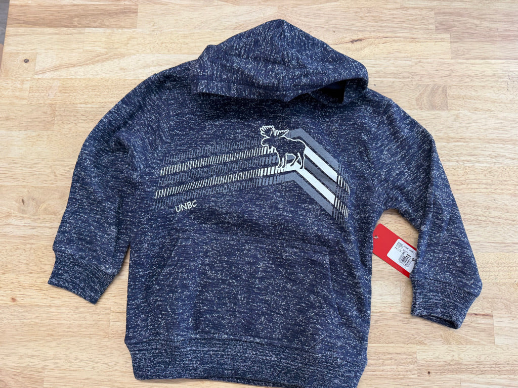 UNBC Kids Hoodie Navy Graphic | Size 2–8Y NWT