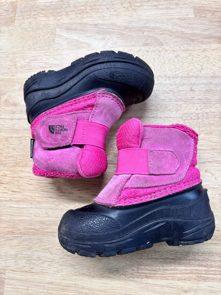 The North Face Size 6 Pink Ankle Galosh Boots