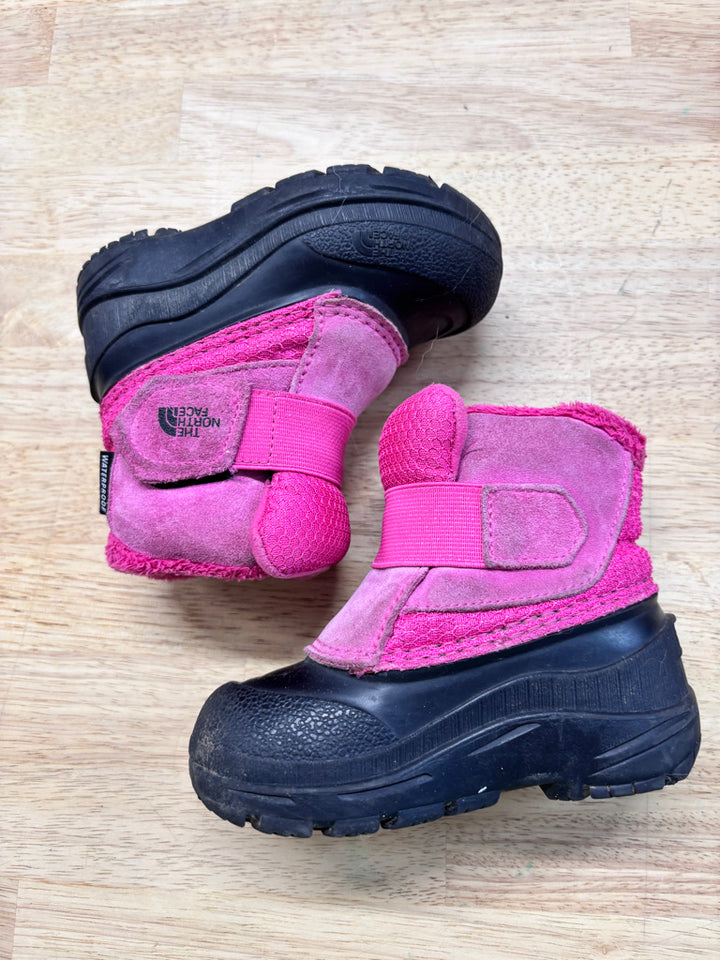 The North Face Size 6 Pink Ankle Galosh Boots