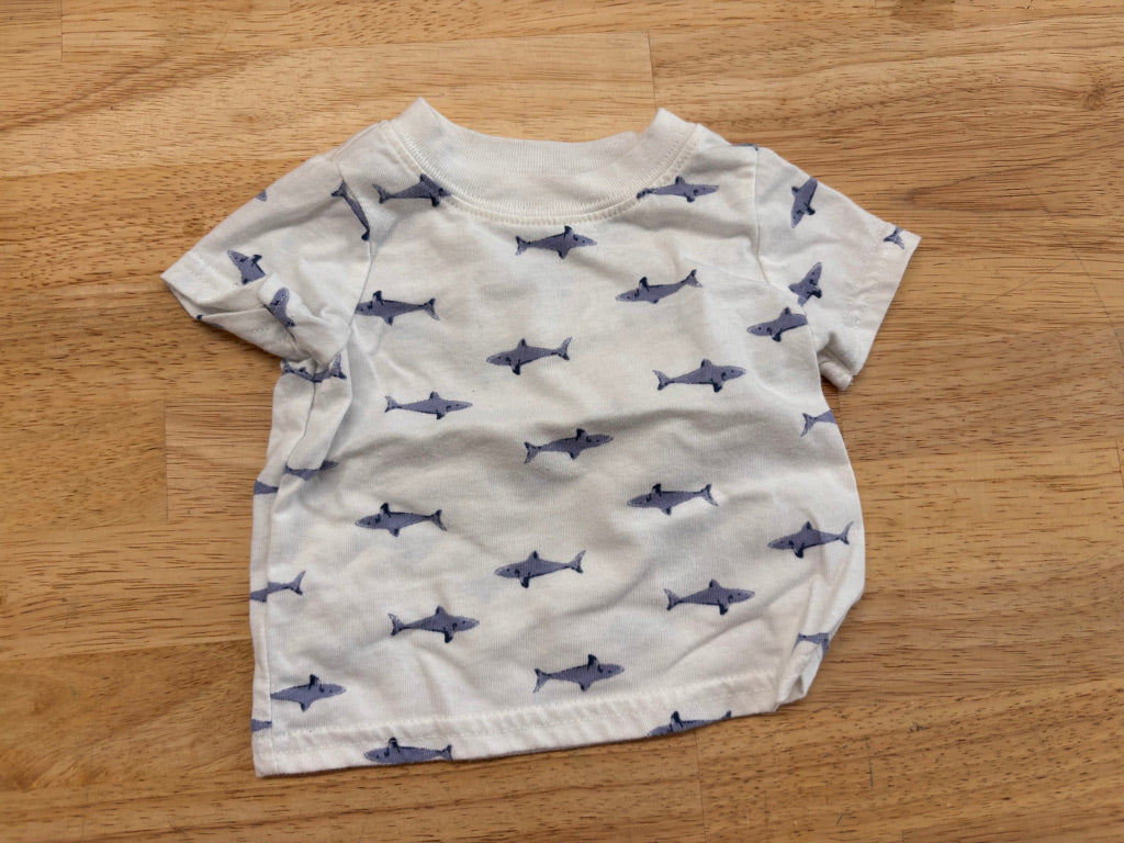 Carters Child of Mine Shirt – Size NB (Shark)