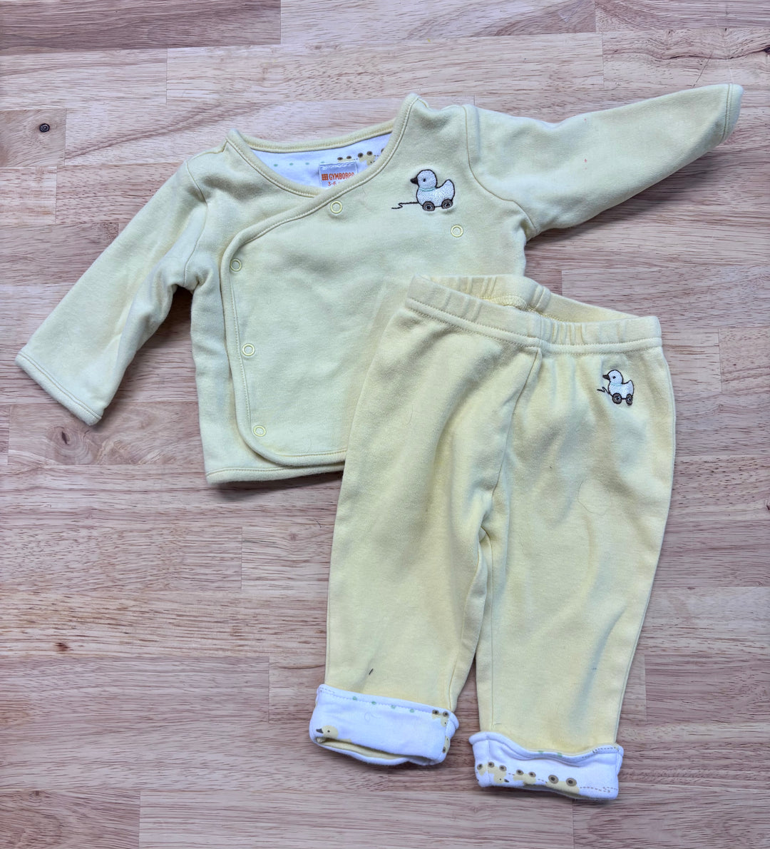 Gymboree Set - 3-6 Months (Yellow Duck Theme)