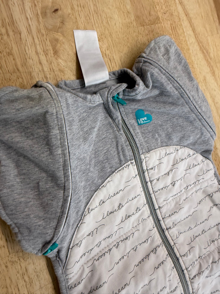 Love to Dream Swaddle Up Bag – L (13–19 lbs) | Grey Cooler Weight | Play