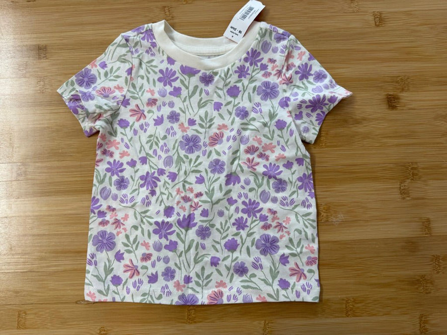 Joe Fresh Purple Floral T-Shirt – 18–24M | NWT - Nest and Sprout-Consignment
