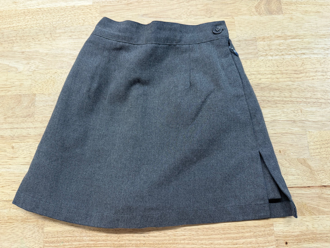 Neat Uniforms Skort – Youth M | Grey Side Zipper Shorts Under Made in Canada