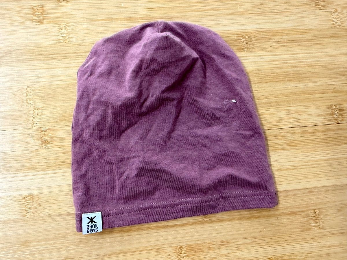 Brok Boys Beanie – Child Size | Dusty Purple - Nest and Sprout-Consignment